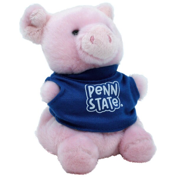 plush palm pals pig with Penn State t-shirt